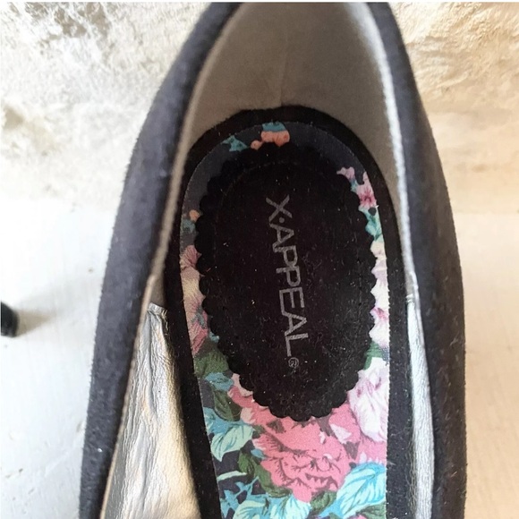 XAPPEAL Sadie Black Pump Heels Women’s Faux
Suede Size US 7.5 Career - Picture 4 of 8